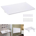 Wall Mounted Floating Folding Desk White T68105