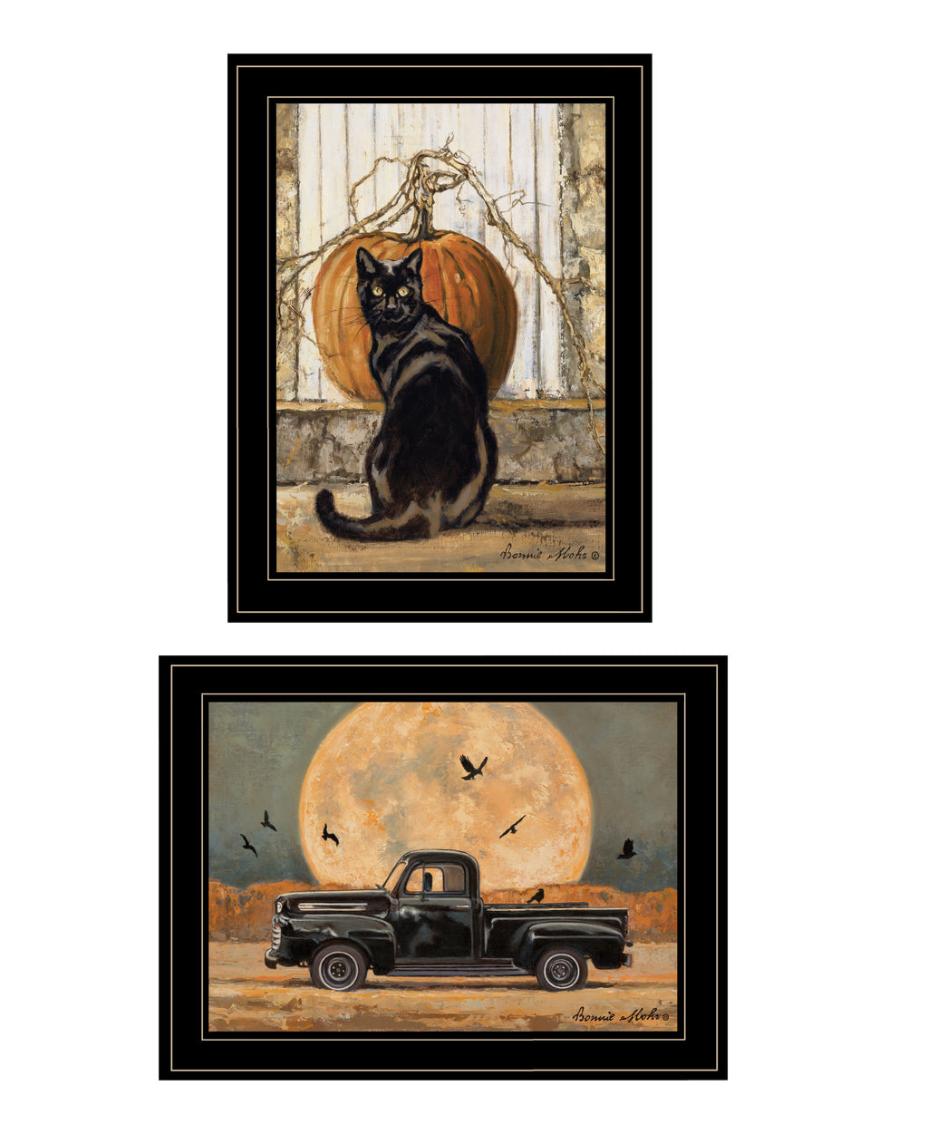 2-Piece Framed Print, Black Frame Z49595