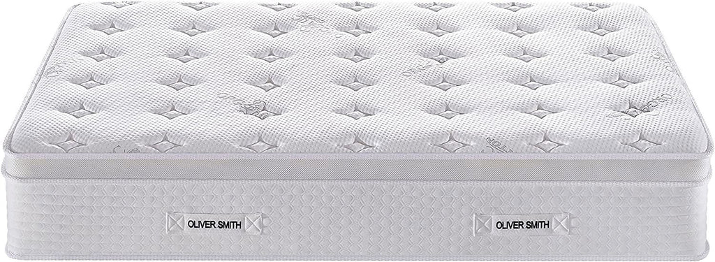 12 Inch Cool Memory Foam Spring Hybrid Euro Top Medium Firm Full Size Mattress F20757