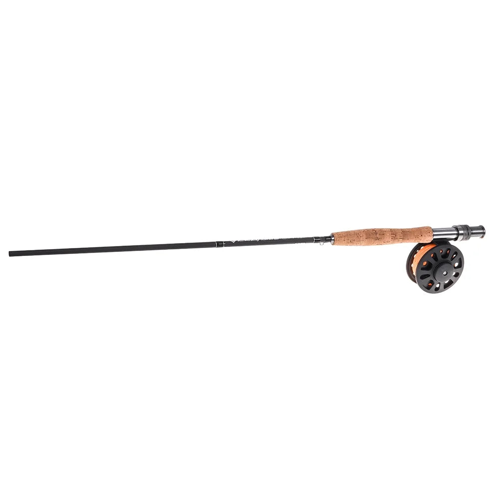 9' Fly Fishing Rod and Reel Combo with Carry Bag 10 Flies H549931