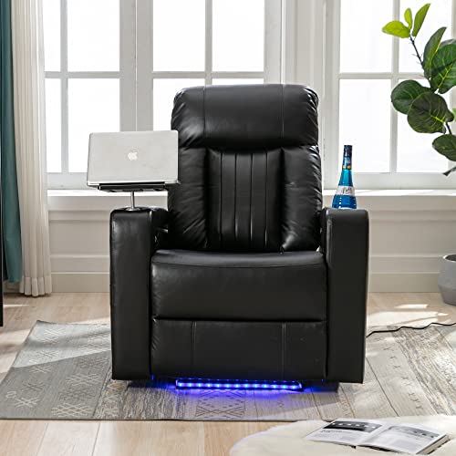 Brown Electric Recliner Chair with USB Charge Port S795488