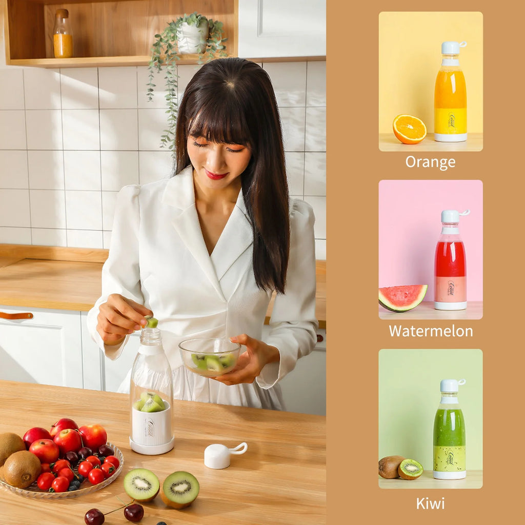 300mL Portable Electric Juicer Cup USB Blender F68075