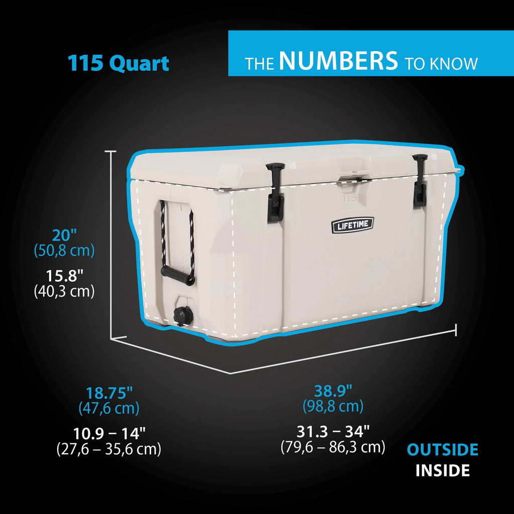 115 Quart Polyethylene Cooler L889