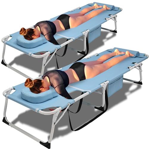 4-in-1 Folding Heavy Duty Chaise with 500LB Load Capacity B6881