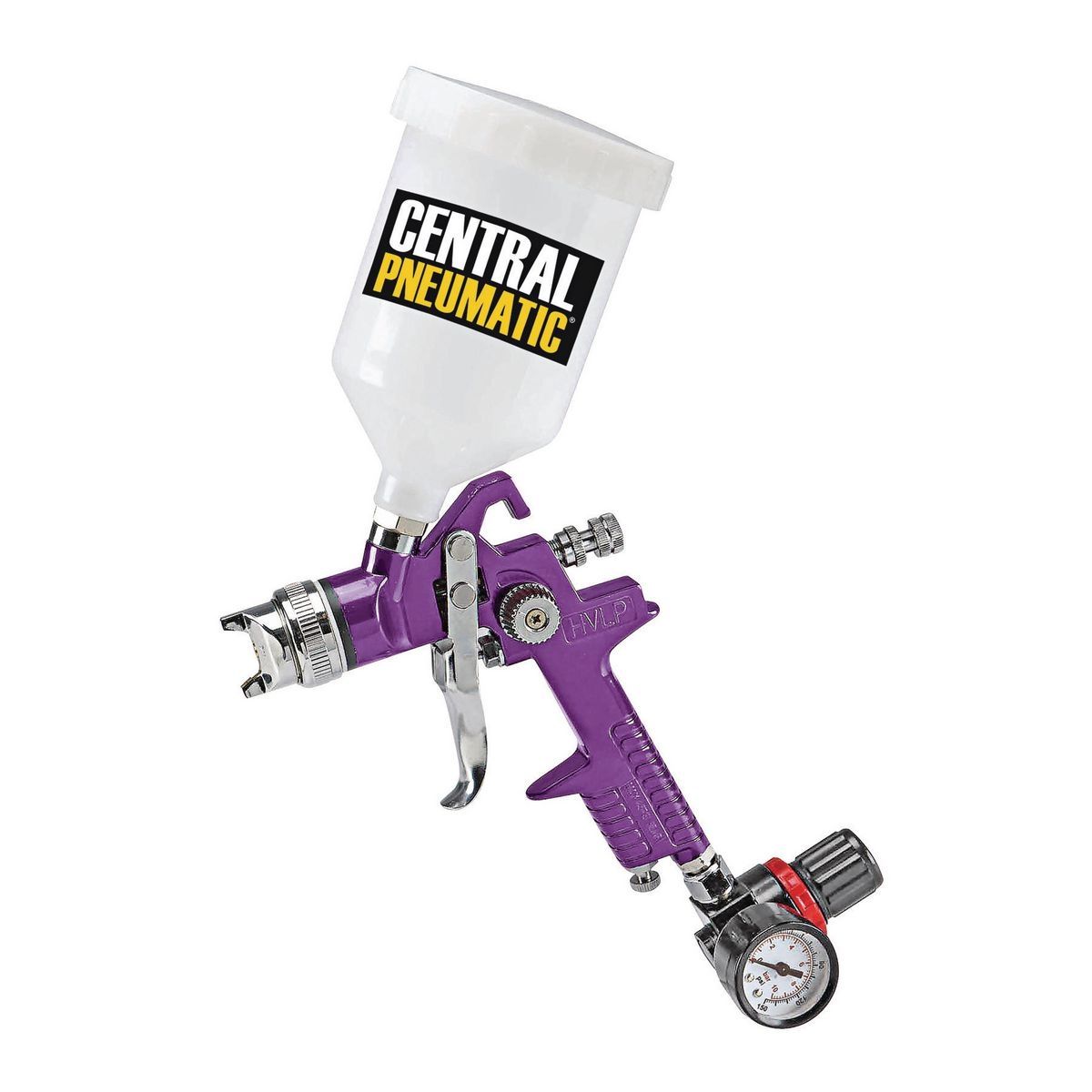 20 oz. HVLP Gravity-Feed Air Spray Gun with Regulator N81324