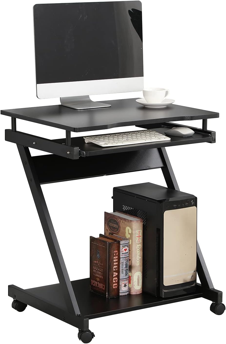 Mobile Laptop Cart with Keyboard Tray A518