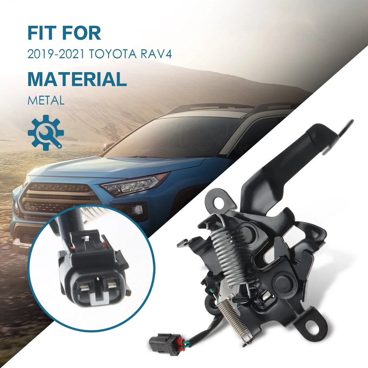 Hood Latch Lock with Alarm System for Toyota RAV4 2019 2021 T268374