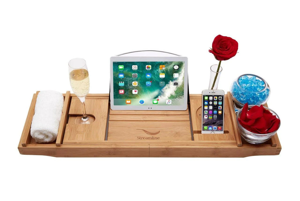 Freestanding Tub and Tray in White X66779