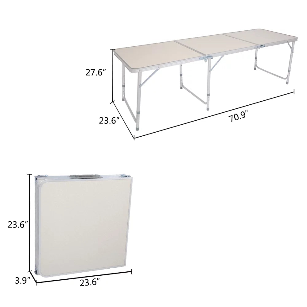 Portable Aluminum Folding Camping Table C433