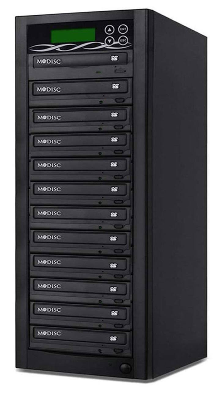 11 Target SATA DVD Duplicator with Built-In M-Disc Support Burner X849023