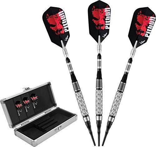 90% Tungsten Soft Tip Darts with Storage/Travel Case, 18 Grams T7244