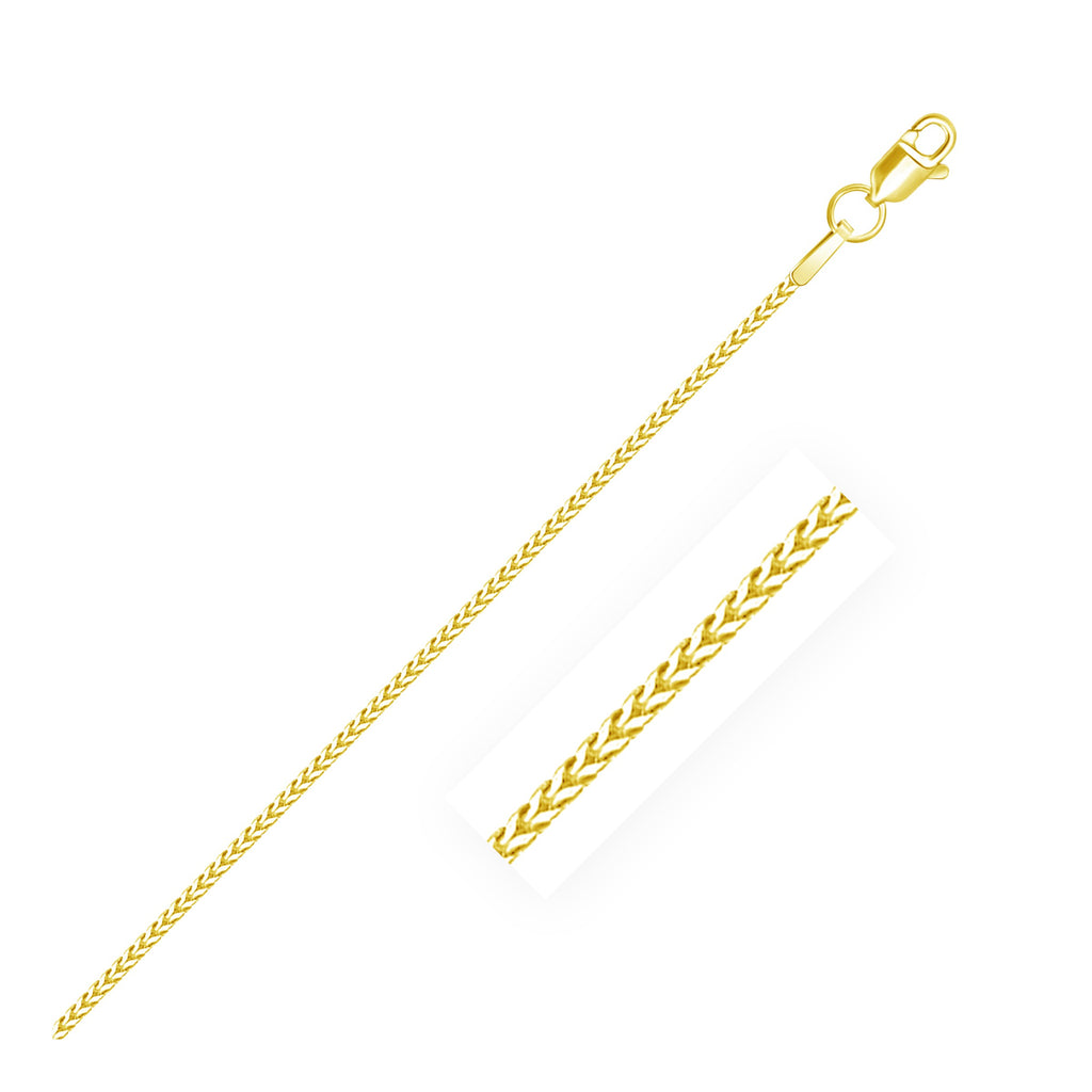 14k Yellow Gold Franco Chain Necklace 0.9mm Y5912