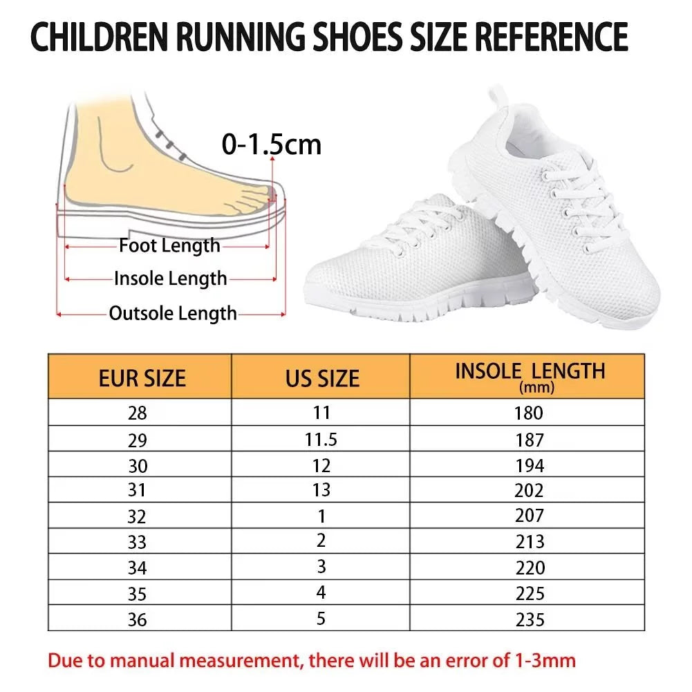 Sneakers for Girls Cartoon Alpaca Print Low Top Lace Up Size 4 X57256