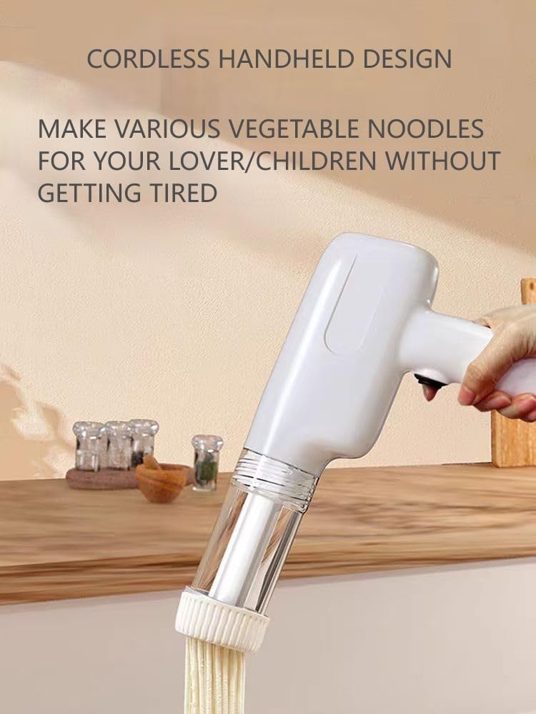 6-in-1 Cordless Electric Pasta Maker with Moulds and Cutter O51914