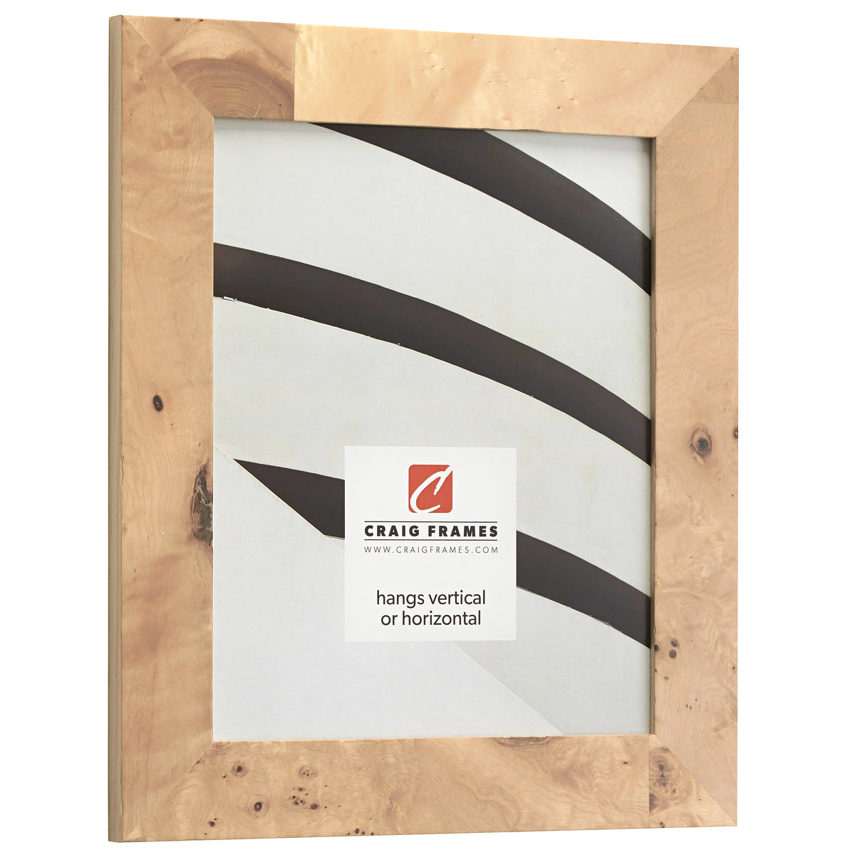 8x12 inch Natural Wood Picture Frame T3719