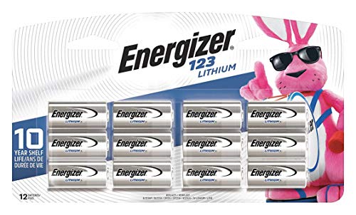 123 Lithium Photo Battery, 12 Batteries B42824