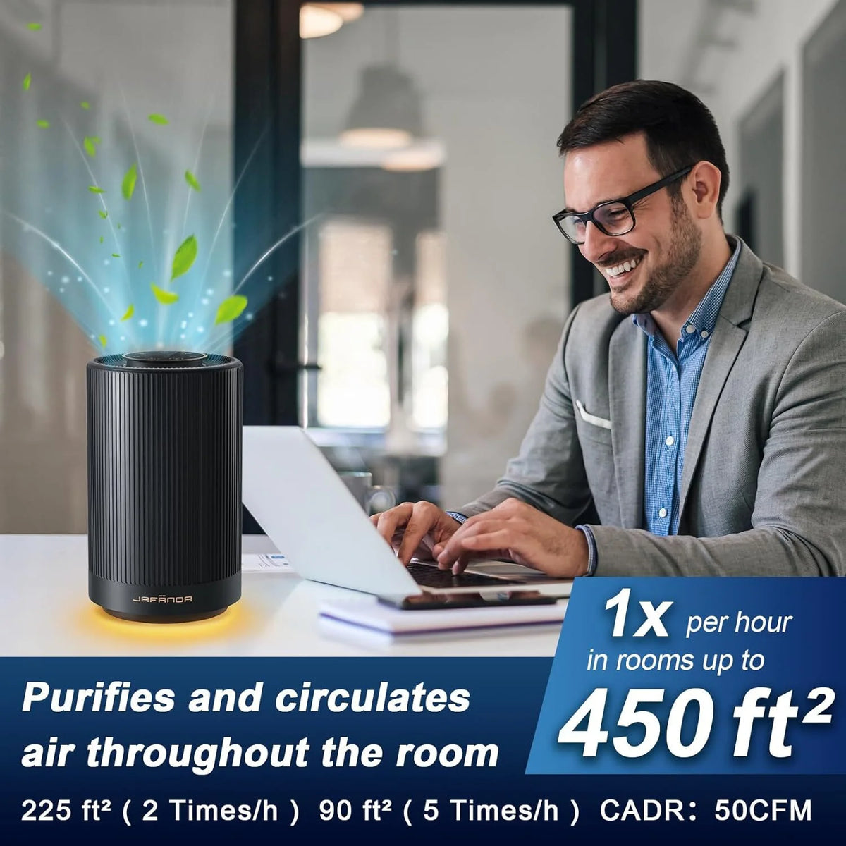 Black H13 True HEPA Air Purifier T748