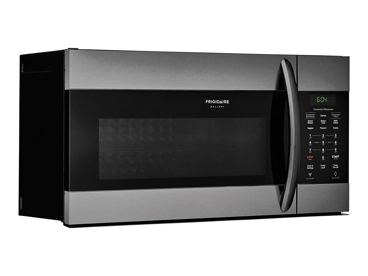 Black stainless steel over-range microwave oven with convection N560