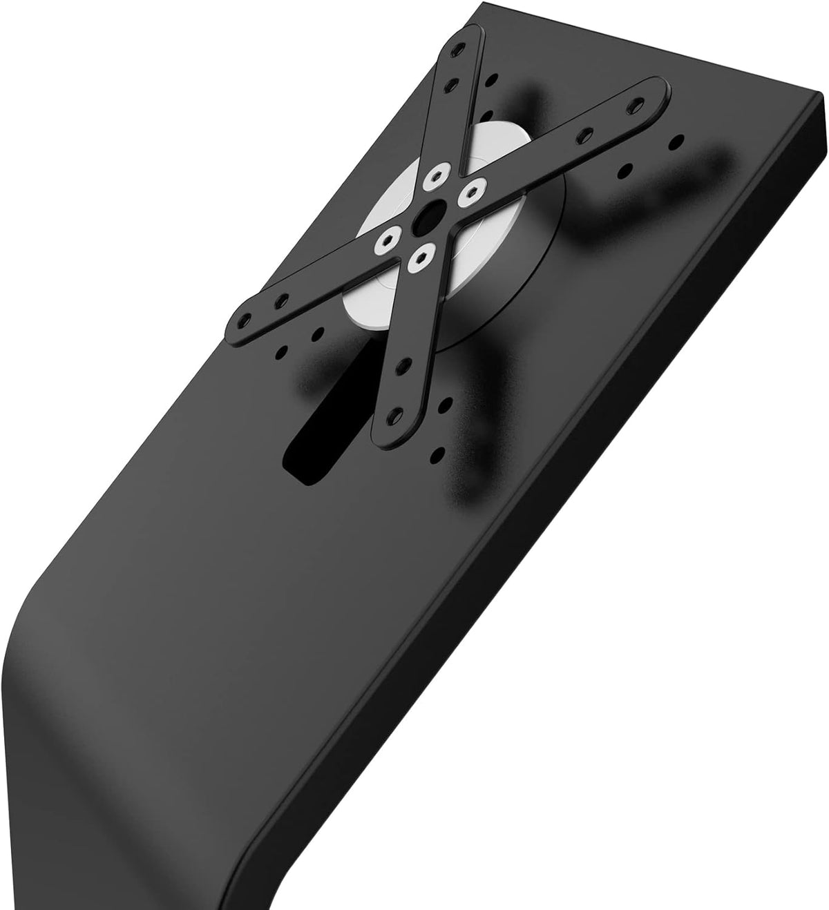 Black Heavy-Duty VESA Compatible Floor Stand Kiosk K35830