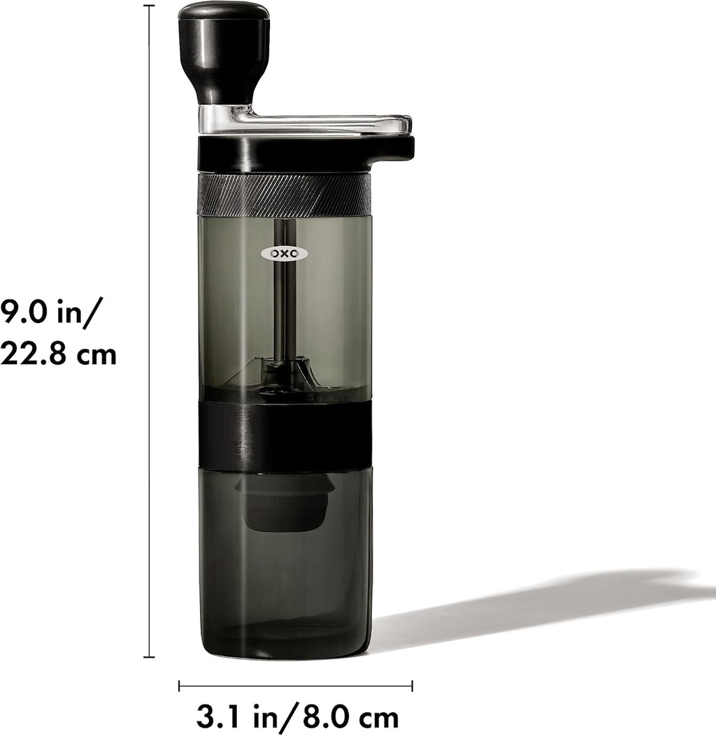 Black Manual Burr Coffee Grinder Z488345