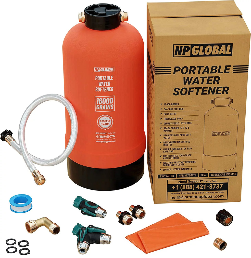 Portable 16,000 Grain RV Water Softener X3009