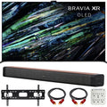 55 inch QD-OLED 4K HDR Smart TV with Soundbar, Wall Mount Bracket, Surge Adapter T387