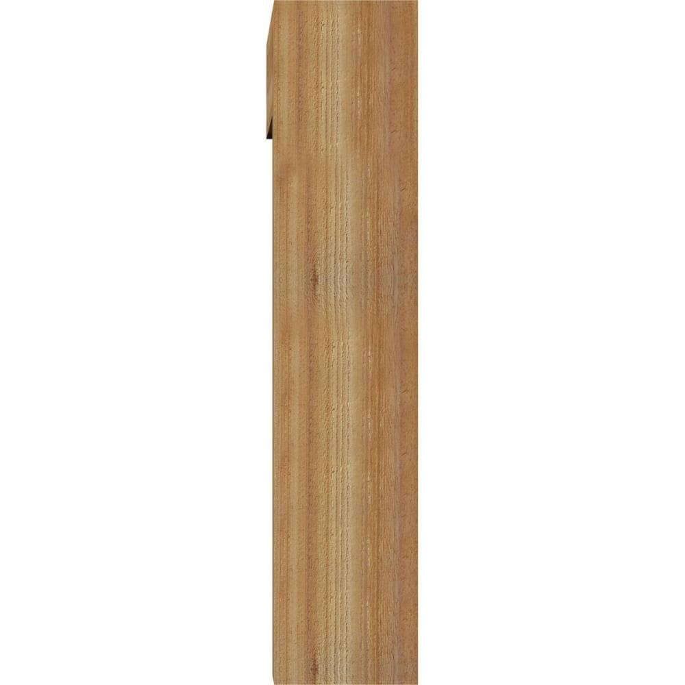 Western Red Cedar Traditional Block Bracket with Offset Brace N58393