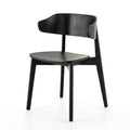 Solid Wood Side Chair in Black W2261
