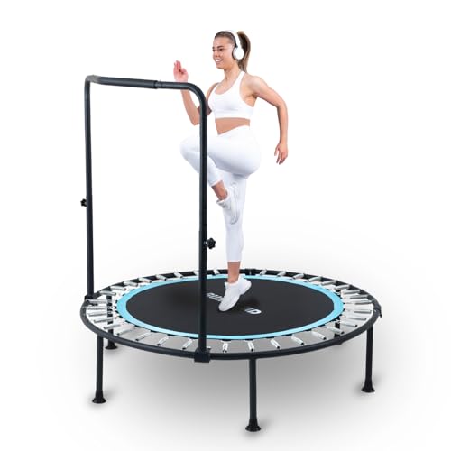 40"/48" 330 LBS Foldable Rebounder with Adjustable Foam Handle F998