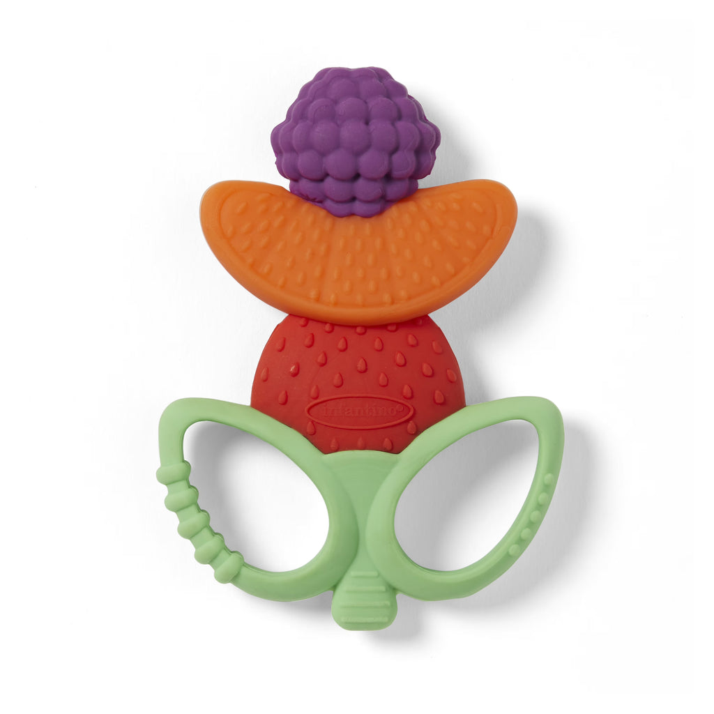 Multicolor Textured Baby Teething Toy P38995