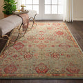 Light Green Persian Area Rug T6441