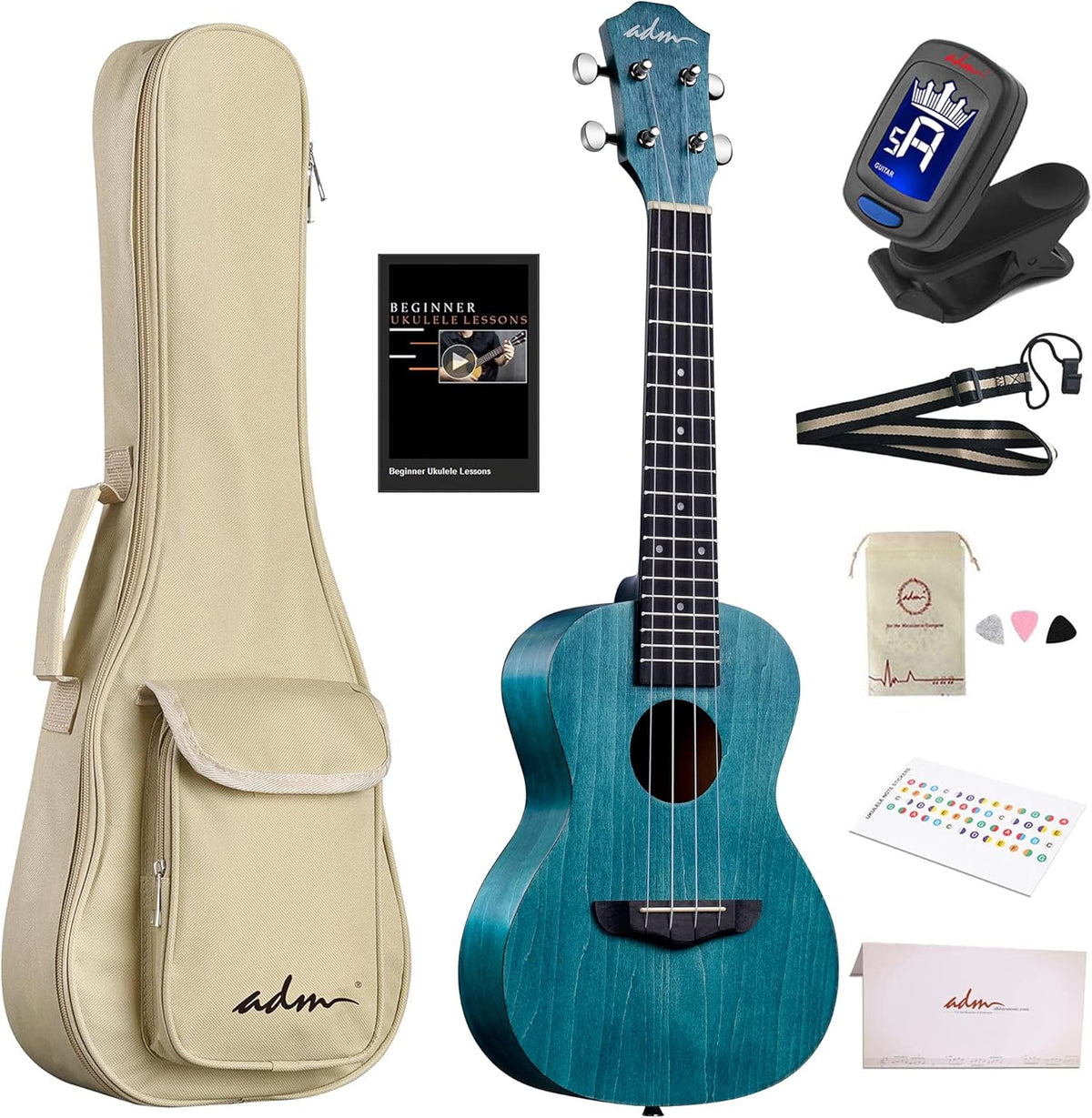 Blue Mahogany Concert Ukulele Q63265