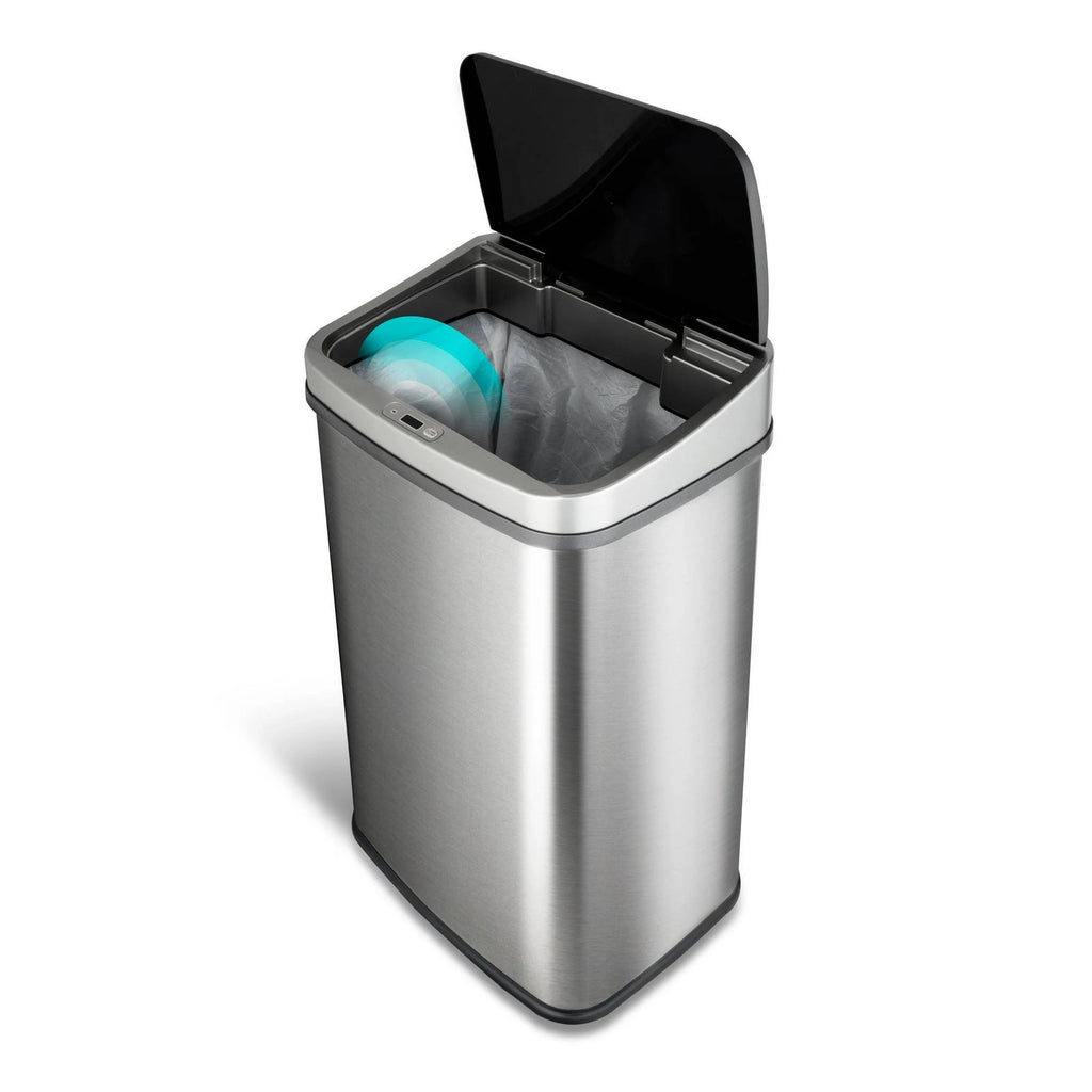 13.2 Gallon Stainless Steel Motion Sensor Trash Can D5529