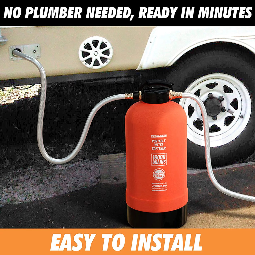 Portable 16,000 Grain RV Water Softener X3009