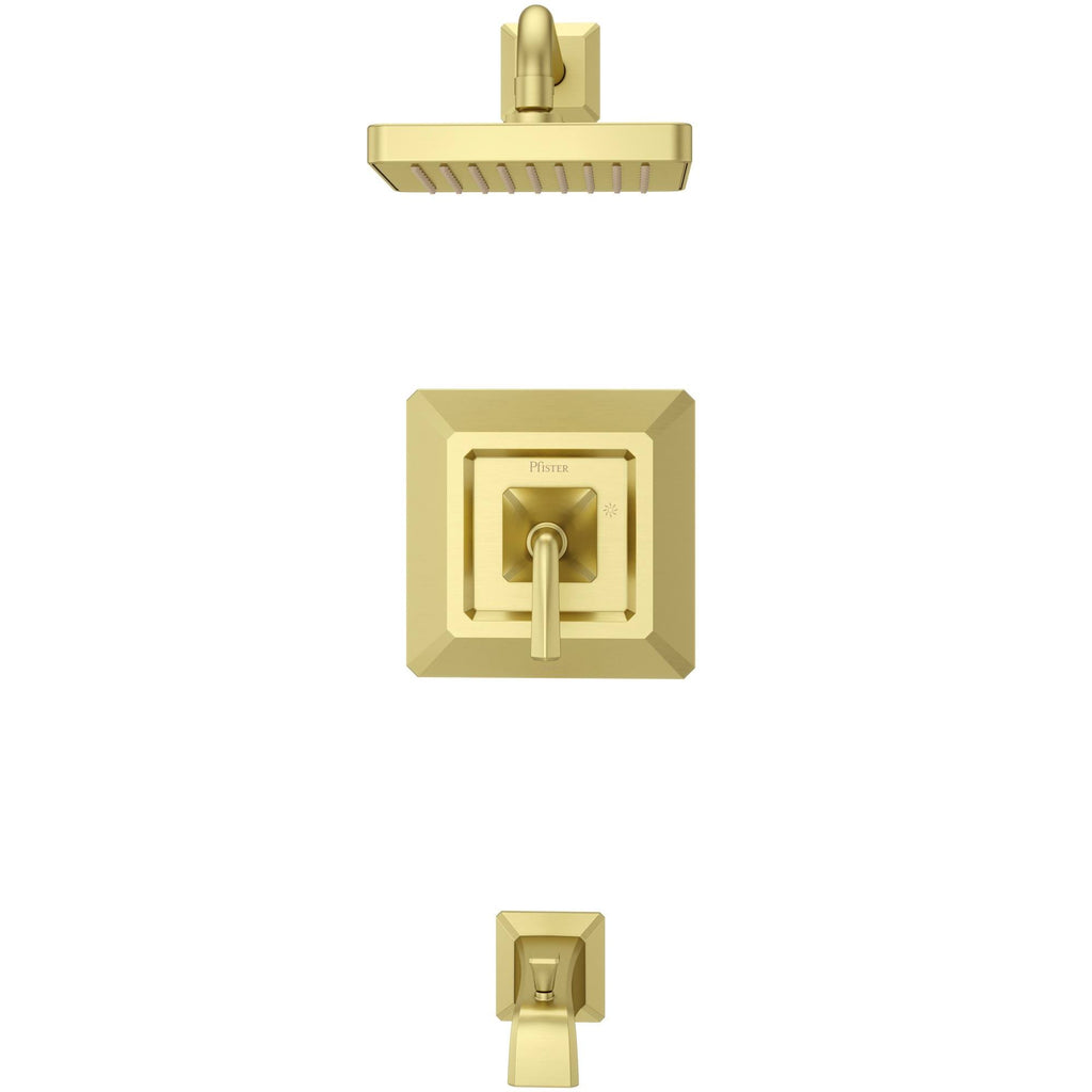 Single Handle Tub and Shower Trim Package in Tuscan Bronze Y14358