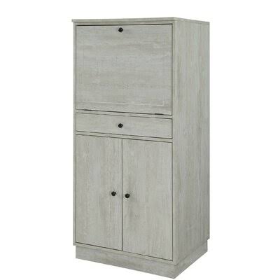 Antique White Bar Cabinet D49616