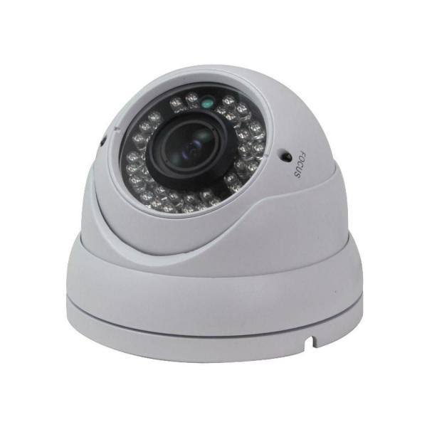 White Wired Indoor/Outdoor Night Vision Vandal Proof Dome Surveillance Camera Q64526