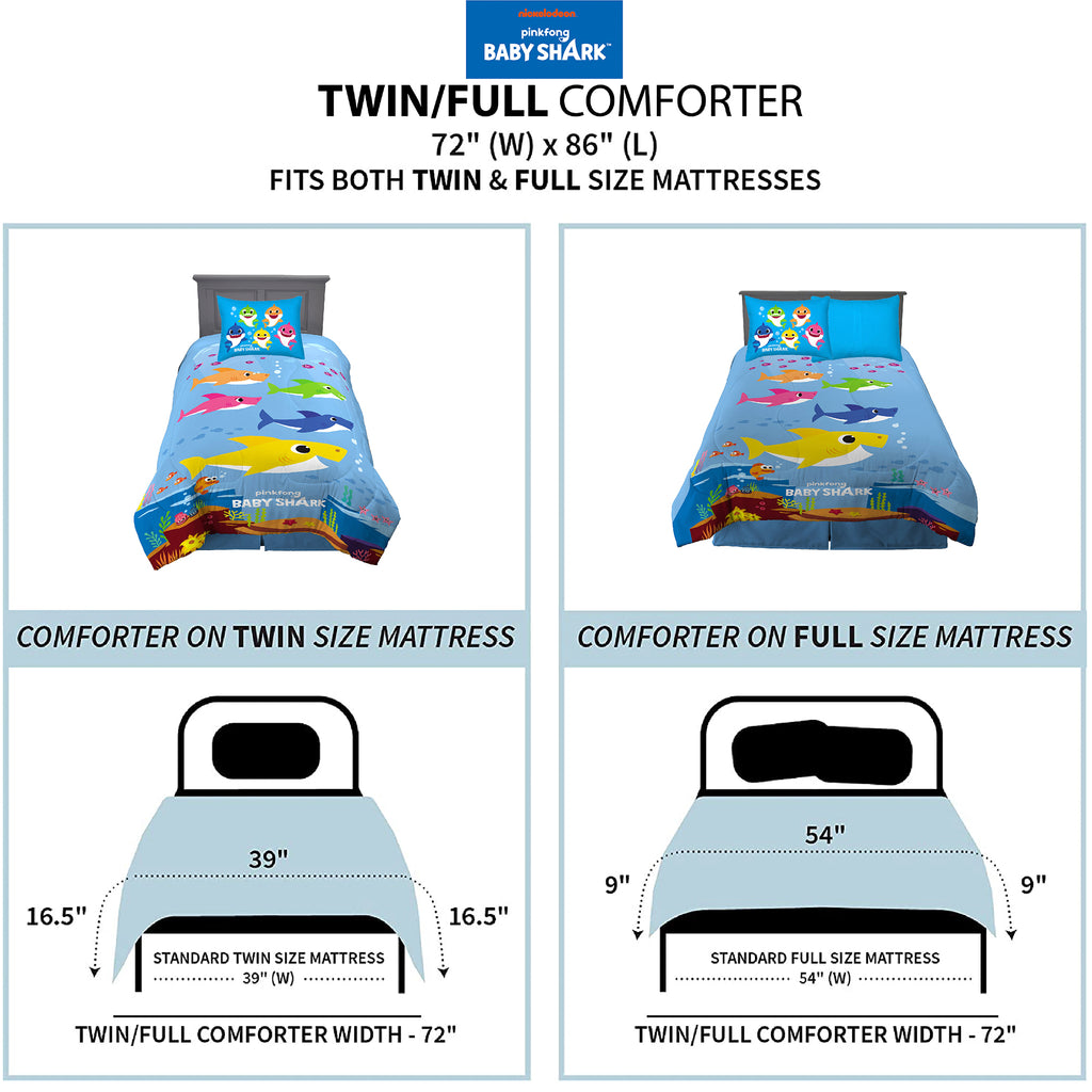 2-Piece Twin/Full Comforter Set, Reversible, Microfiber L4523