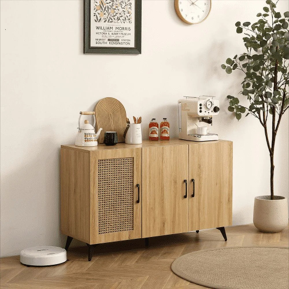 Natural Rattan 45.3inch Side Cabinet G28174