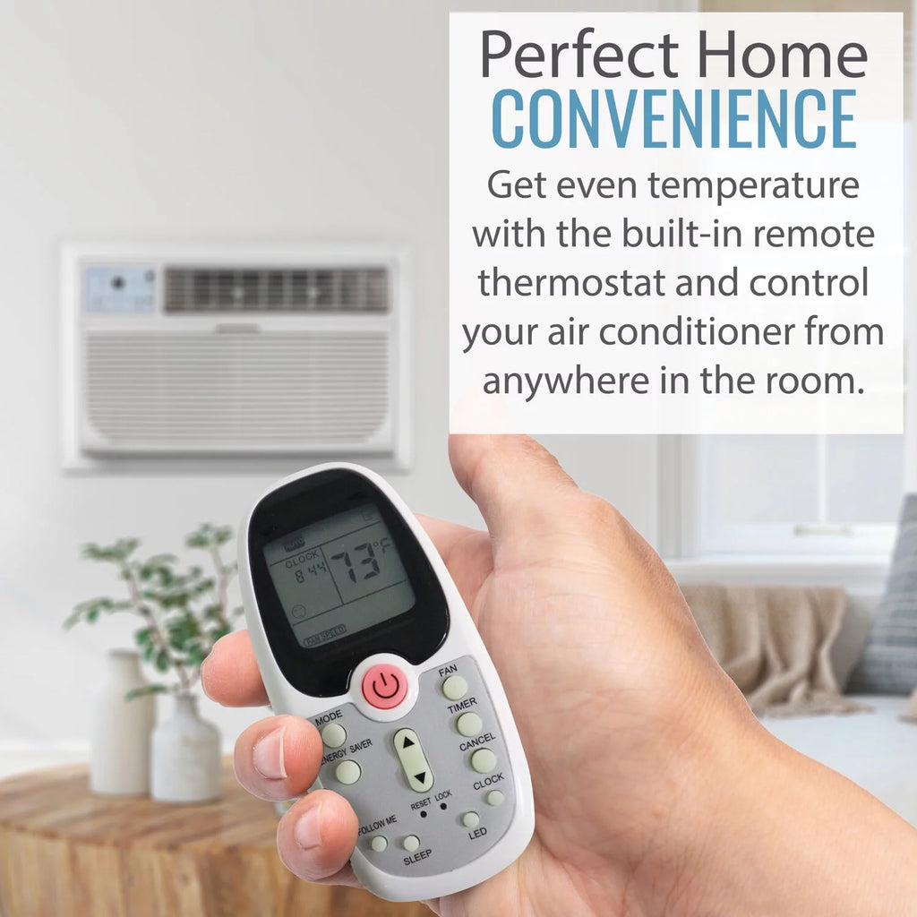 10,000 BTU 115-Volt Through-the-Wall Air Conditioner with Remote, White W932577