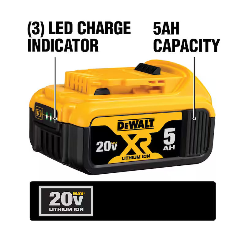 Cordless Brushless 4-1/2 in. Circular Saw with 20V Lithium-Ion 5.0Ah Battery H42837
