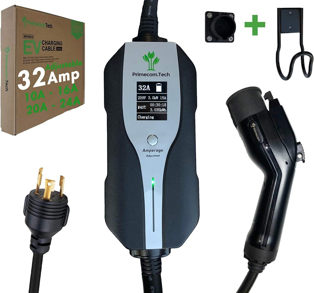 Level 2 Electric Vehicle Charger with 40Ft Cable K117