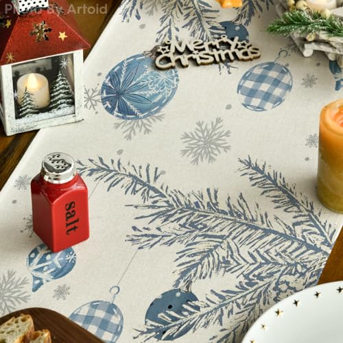 Red Pine Trees Christmas Table Runner 13x72 Inch K4354