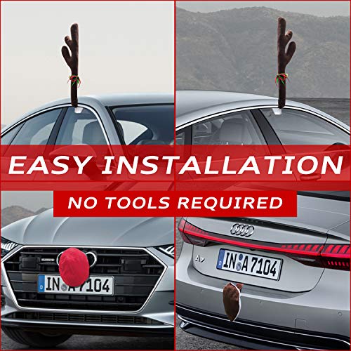 Reindeer Christmas Decoration Car Kit V133