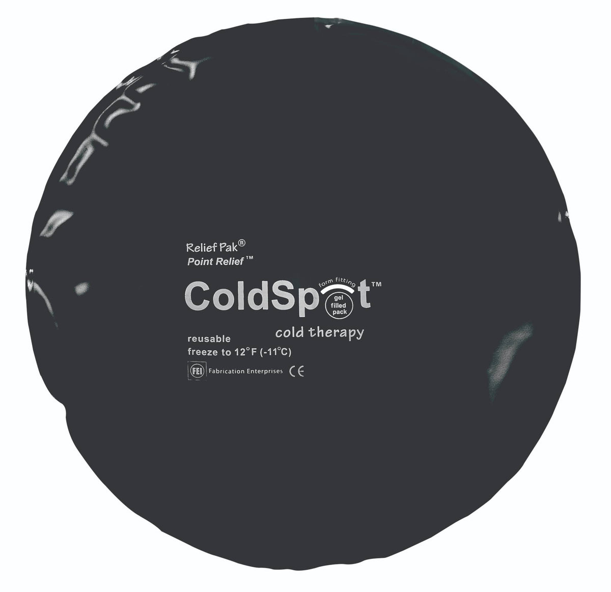 ColdSpot Black Urethane Pack - Circular - Case of 12 D388972
