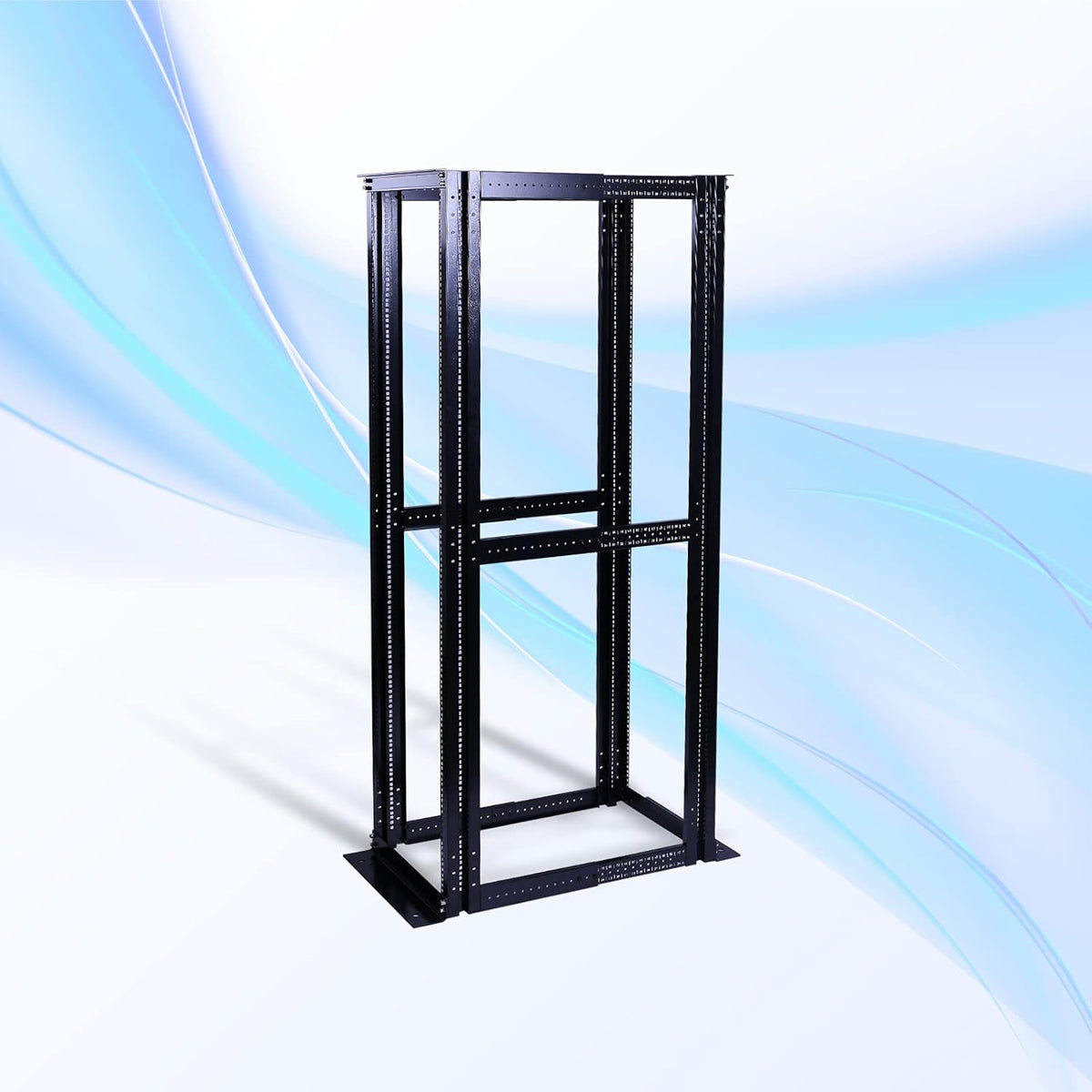 42U 4 Post Open Frame Server Rack 19inch Adjustable Depth L470
