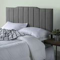 Queen Gray Upholstered Headboard Q7971