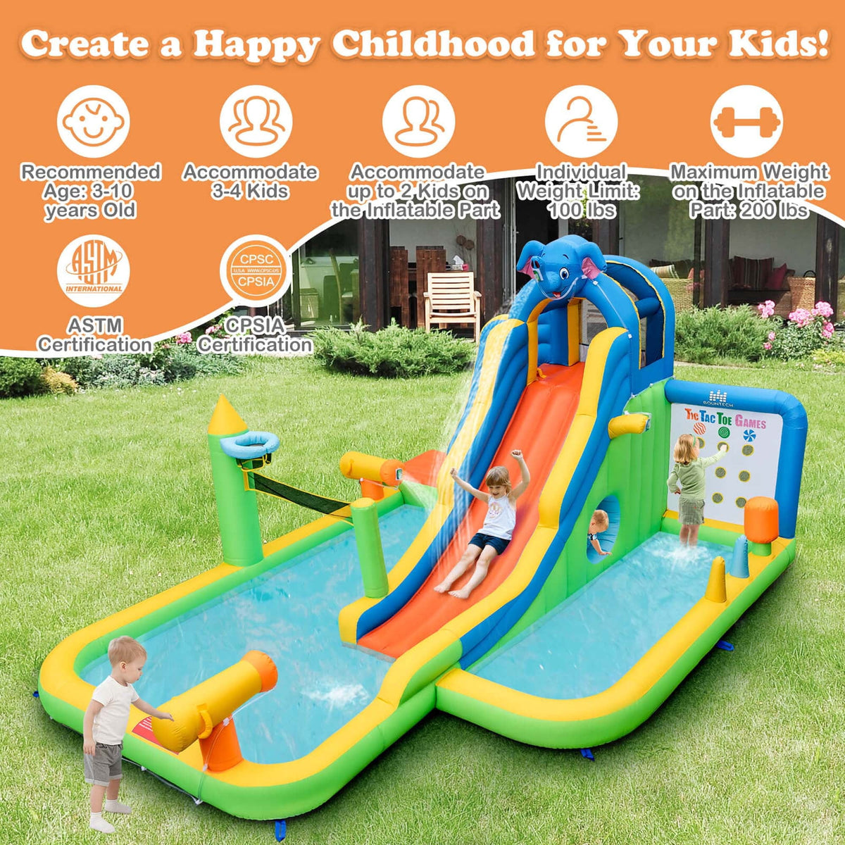 Inflatable Water Slide Z8121