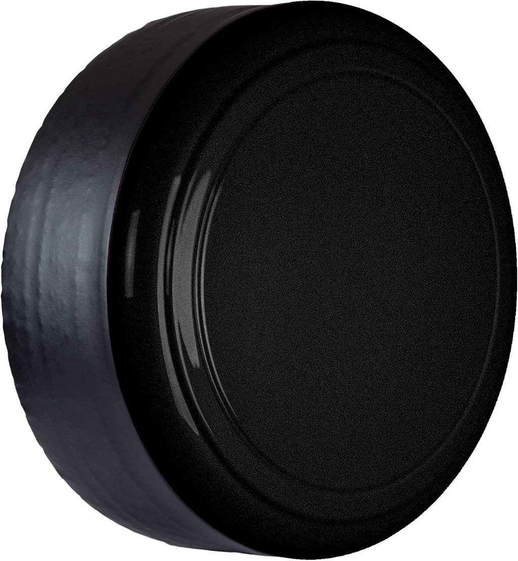 Rigid Tire Cover for Toyota RAV4, Hard Plastic Face & Vinyl Band, Black Textured Y85111