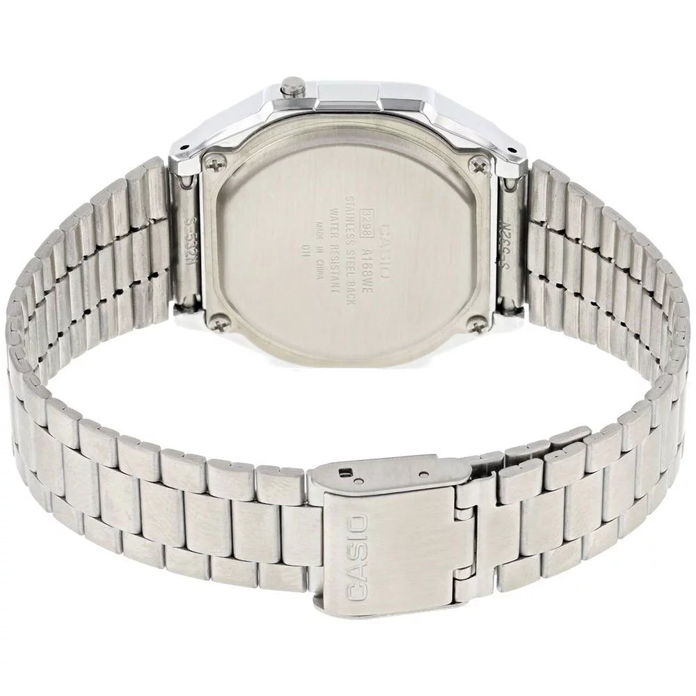Silver Blue Digital Watch Y74054